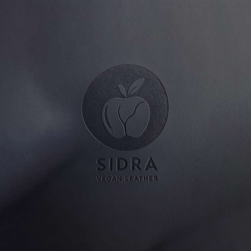 Einband Veganes Leder 012 – nachtblau – Detailansicht der Lederstruktur