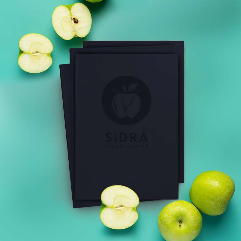 Einband Veganes Leder 012 – nachtblau – Buch mit veganem Ledereinband