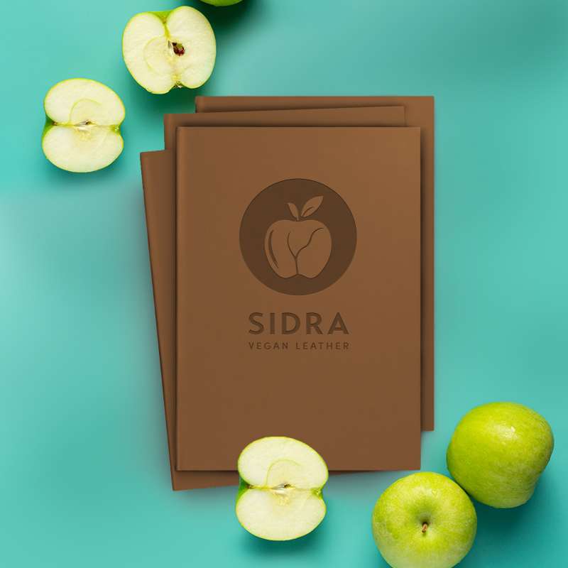 Einband Veganes Leder 015 – karamell – Buch mit veganem Ledereinband