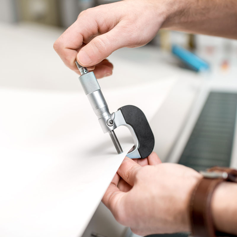 Verschiedene Papiersorten