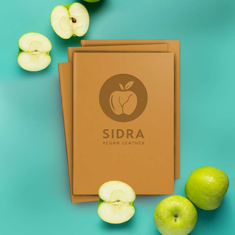 Einband Veganes Leder 003 – curry – Buch mit veganem Ledereinband